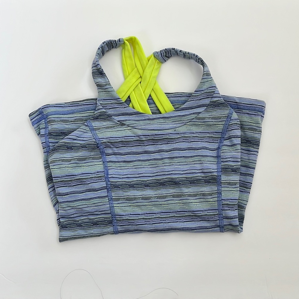 Lululemon Athletic Cross Back Tank Top Size 2